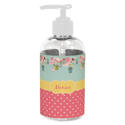 Easter Birdhouses Plastic Soap / Lotion Dispenser (8 oz - Small - White) (Personalized)