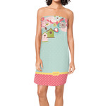 Easter Birdhouses Spa / Bath Wrap w/ Name or Text