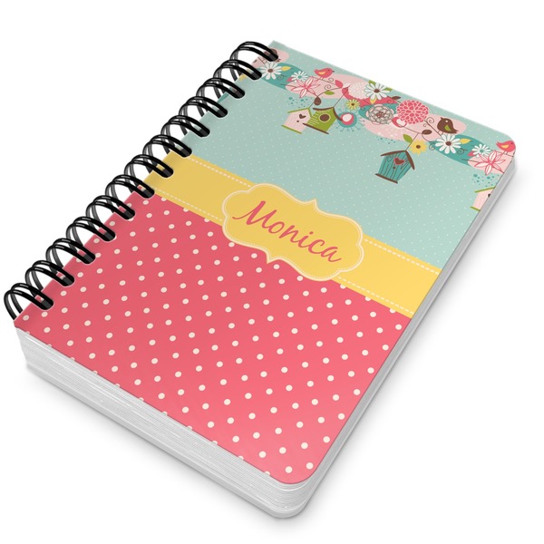 Easter Birdhouses Spiral Journal 5 x 7 - Main