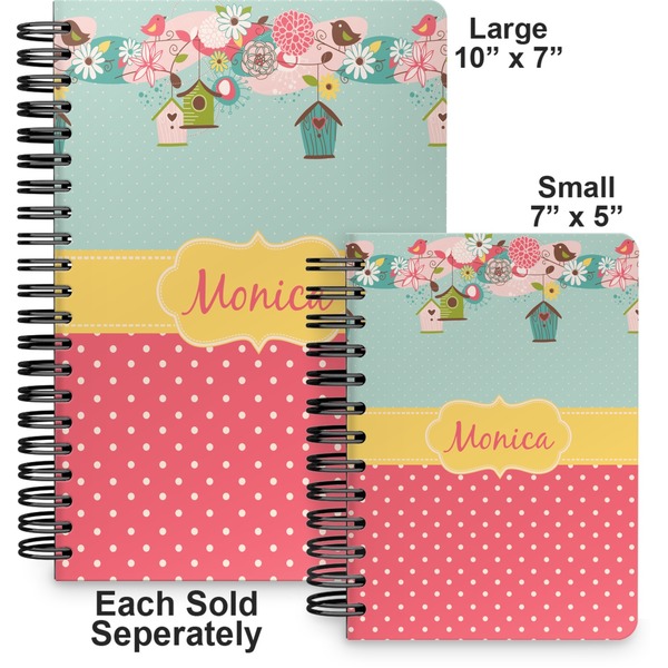 Easter Birdhouses Spiral Journal - Comparison