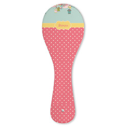 Easter Birdhouses Ceramic Spoon Rest (Personalized)