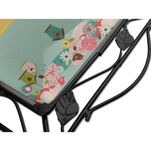 Easter Birdhouses Square Trivet - Detail