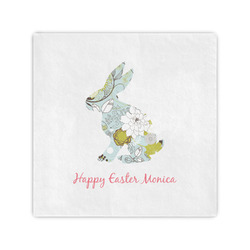 Easter Birdhouses Cocktail Napkins (Personalized)