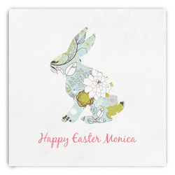 Easter Birdhouses Paper Dinner Napkins (Personalized)
