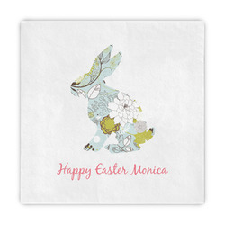 Easter Birdhouses Standard Decorative Napkins (Personalized)