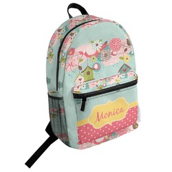 Easter Birdhouses Student Backpack (Personalized)