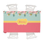 Easter Birdhouses Tablecloth - 58"x102" (Personalized)