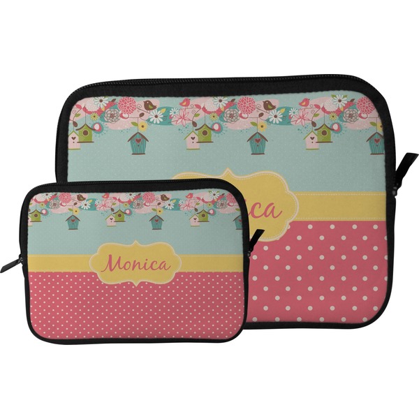 Easter Birdhouses Tablet Sleeve (Size Comparison)