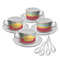 Easter Birdhouses Tea Cup - Set of 4