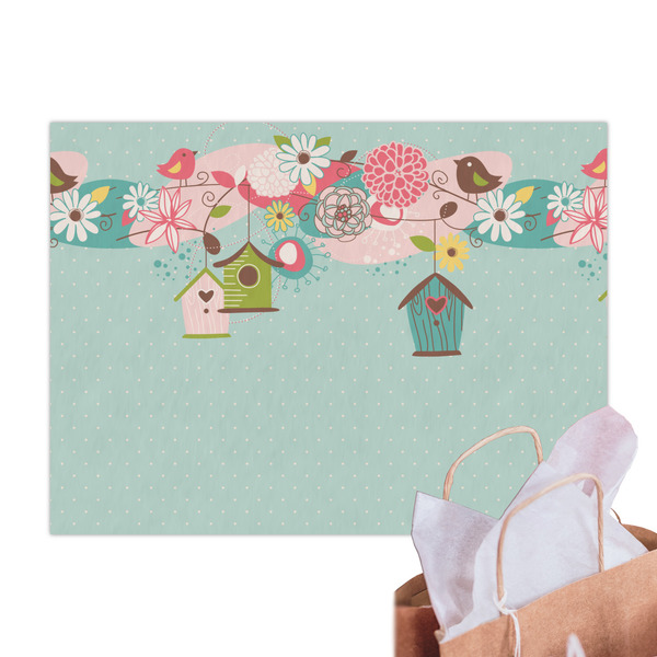 Easter Birdhouses Tissue Paper Sheets - Main