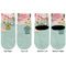 Easter Birdhouses Toddler Ankle Socks - Double Pair - Front and Back - Apvl