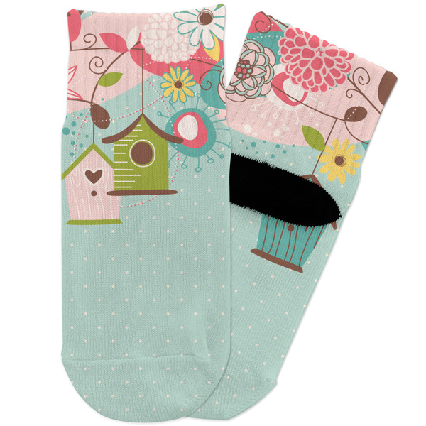 Custom Easter Birdhouses Toddler Ankle Socks