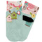Easter Birdhouses Toddler Ankle Socks - Single Pair - Front and Back