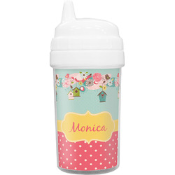 Easter Birdhouses Sippy Cup (Personalized)