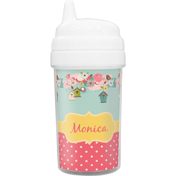 Custom Easter Birdhouses Toddler Sippy Cup (Personalized)
