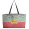Easter Birdhouses Beach Totes Bag - w/ Black Handles (Personalized)