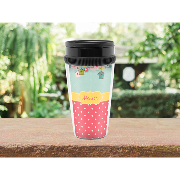 Easter Birdhouses Travel Mug Lifestyle (Personalized)