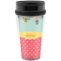 Easter Birdhouses Acrylic Travel Mug without Handle (Personalized)