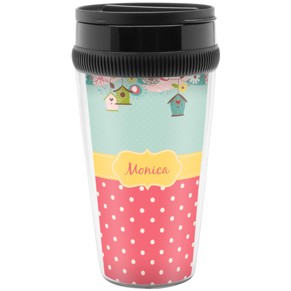 Custom Easter Birdhouses Acrylic Travel Mug without Handle (Personalized)