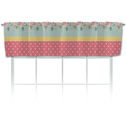 Easter Birdhouses Valance (Personalized)