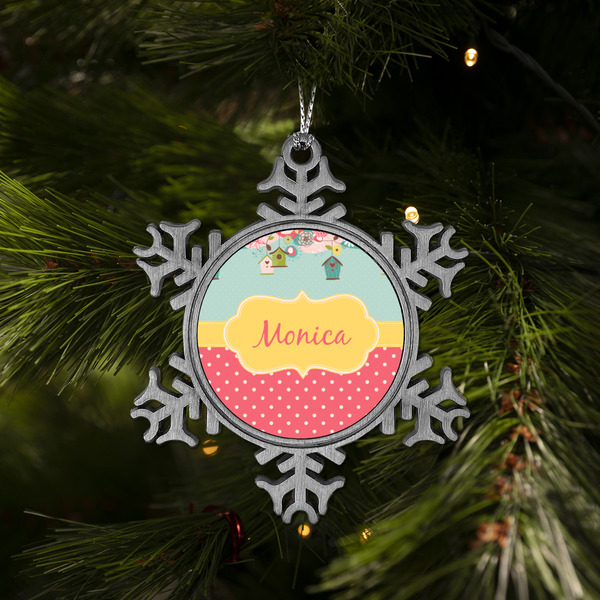 Easter Birdhouses Vintage Snowflake - (LIFESTYLE)