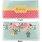 Easter Birdhouses Vinyl Check Book Cover - Front and Back