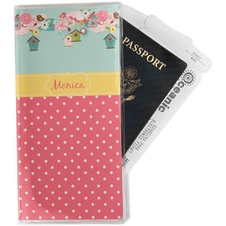 Easter Birdhouses Travel Document Holder