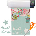 Easter Birdhouses Vinyl Sheet (Re-position-able)