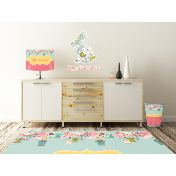 Easter Birdhouses Wall Graphic Decal Wooden Desk