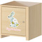 Easter Birdhouses Wall Graphic on Wooden Cabinet