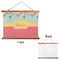 Easter Birdhouses Wall Hanging Tapestry - Landscape - APPROVAL