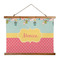 Easter Birdhouses Wall Hanging Tapestry - Wide (Personalized)
