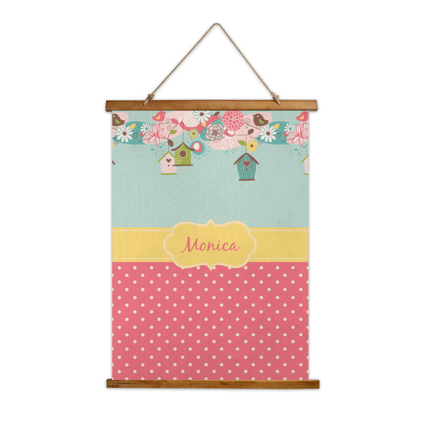 Custom Easter Birdhouses Wall Hanging Tapestry (Personalized)