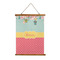 Easter Birdhouses Wall Hanging Tapestry - Tall (Personalized)
