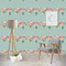 Easter Birdhouses Wallpaper Scene
