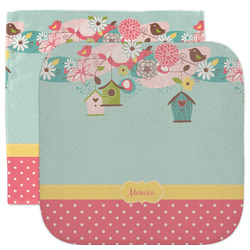 Easter Birdhouses Facecloth / Wash Cloth (Personalized)