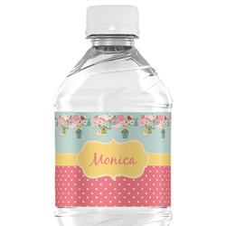 Easter Birdhouses Water Bottle Labels - Custom Sized (Personalized)
