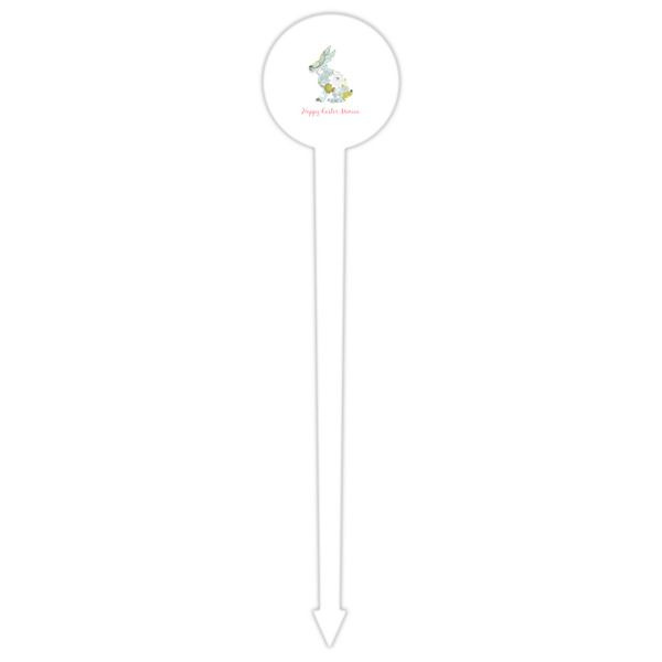 Easter Birdhouses White Plastic 6" Food Pick - Round - Single Pick