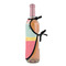 Easter Birdhouses Wine Bottle Apron - DETAIL WITH CLIP ON NECK