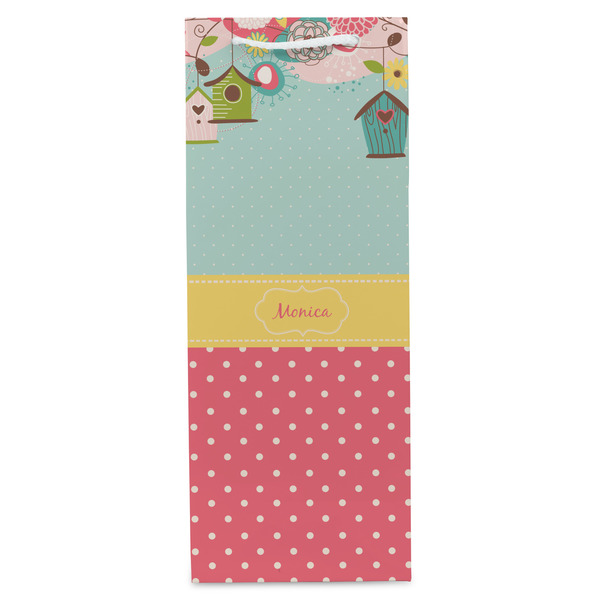 Easter Birdhouses Wine Gift Bag - Gloss - Front