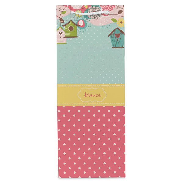 Easter Birdhouses Wine Gift Bag - Matte - Front
