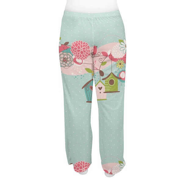 Easter Birdhouses Women's Pj on model - Back