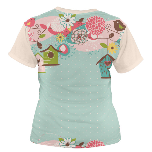 Easter Birdhouses Women's T-shirt Back
