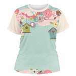 Easter Birdhouses Women's Crew T-Shirt - X Large