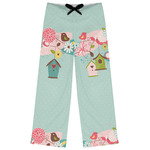 Easter Birdhouses Womens Pajama Pants - S