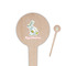 Easter Birdhouses Wooden 4" Food Pick - Round - Closeup