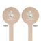 Easter Birdhouses Wooden 6" Stir Stick - Round - Double Sided - Front & Back