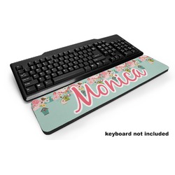 Easter Birdhouses Keyboard Wrist Rest (Personalized)