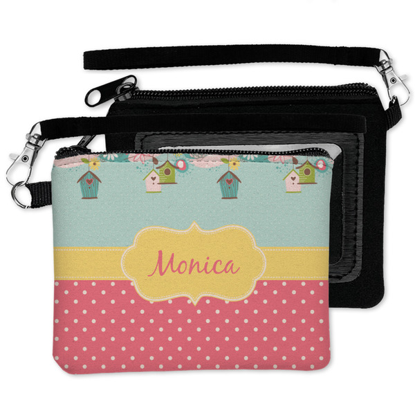 Easter Birdhouses Wristlet ID Cases - MAIN