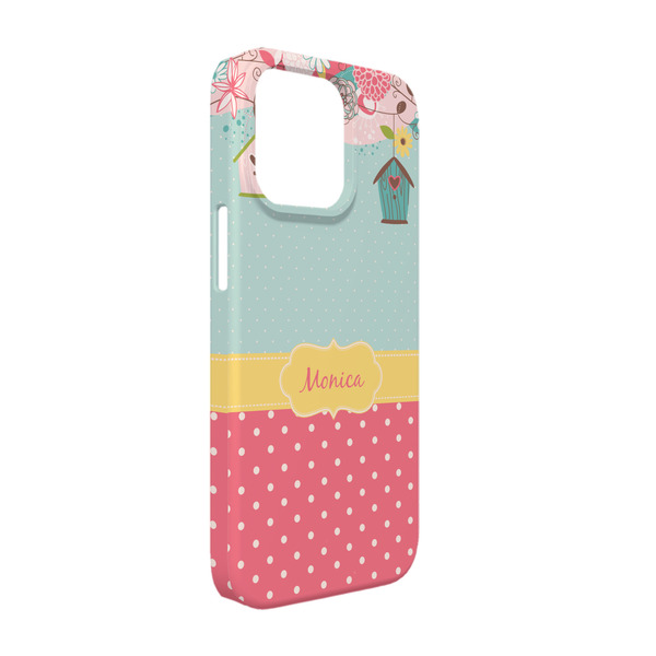 Custom Easter Birdhouses iPhone Case - Plastic - iPhone 13 (Personalized)
